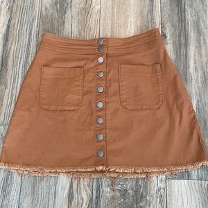 Madewell Brown skirt